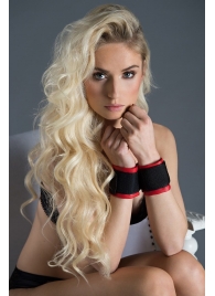 Полиуретановые манжеты для фиксации рук вместе Bound Together Wrist Restraints - Blush Novelties - купить с доставкой в Сочи