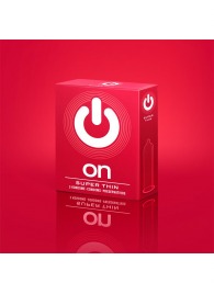 Супертонкие презервативы ON) Super Thin - 3 шт. - ON) - купить с доставкой в Сочи
