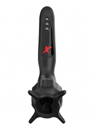 Чёрный вибростимулятор для головки члена с эффектом всасывания Vibrating Roto-Sucker - Pipedream - в Сочи купить с доставкой