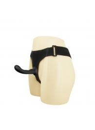 Страпон с изогнутой головкой Ultra Harness Curvy Dildo - 15,8 см. - Baile - купить с доставкой в Сочи