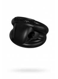 Чёрное эрекционное виброкольцо Strength - Bathmate - в Сочи купить с доставкой