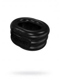 Чёрное эрекционное виброкольцо Stretch - Bathmate - в Сочи купить с доставкой