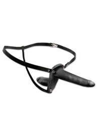 Женский страпон с вагинальной пробкой Double Penetrix Strap-on - 15 см. - Pipedream - купить с доставкой в Сочи