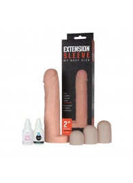 Насадка-удлинитель Extension sleeve с подхватом мошонки - 19 см. - Sitabella - в Сочи купить с доставкой