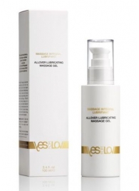 Массажный гель-смазка на силиконовой основе Allover Massage Gel - 100 мл. - YESforLOV - купить с доставкой в Сочи
