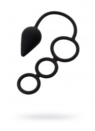 Тройное эрекционное кольцо с анальным хвостом Drop M-size - Erotist Adult Toys - в Сочи купить с доставкой