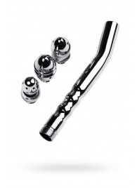 Металлический анальный душ с тремя насадками - ToyFa - купить с доставкой в Сочи