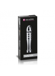 Ребристый фаллоимитатор для электростимуляции Funky Fella Rill Dildo - 13 см. - MyStim - купить с доставкой в Сочи