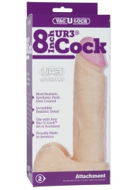 Ультрареалистичная насадка для трусиков Vac-U-Lock 8  ULTRASKYN Cock - 20,57 см. - Doc Johnson - купить с доставкой в Сочи