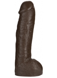 Большая насадка для трусиков Vac-U-Lock Realistic Hung - 31,7 см. - Doc Johnson - купить с доставкой в Сочи