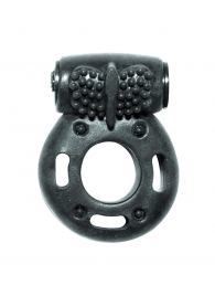 Черное эрекционное кольцо с вибрацией Rings Axle-pin - Lola Games - в Сочи купить с доставкой
