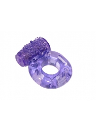 Фиолетовое эрекционное кольцо с вибрацией Rings Axle-pin - Lola Games - в Сочи купить с доставкой