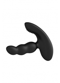 Черный силиконовый стимулятор простаты Levett Nitoc с пультом ДУ - Levett - в Сочи купить с доставкой