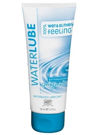 Лубрикант на основе чистой родниковой воды WaterLube - 100 мл. - HOT - купить с доставкой в Сочи