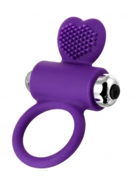 Фиолетовое виброкольцо с ресничками JOS PERY - JOS - в Сочи купить с доставкой
