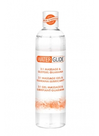 Гель-смазка 2-в-1 MASSAGE   LUBRICANT GUARANA - 300 мл. - Waterglide - купить с доставкой в Сочи