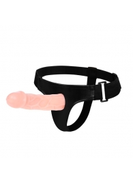 Телесный фаллоимитатор на трусиках Jessica Strap-On - 15,5 см. - Baile - купить с доставкой в Сочи