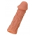 Телесная реалистичная насадка KOKOS Extreme Sleeve 05 с дополнительной стимуляцией - 12,7 см. - KOKOS - в Сочи купить с доставкой