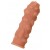 Телесная реалистичная насадка KOKOS Extreme Sleeve 11 с дополнительной стимуляцией - 12,7 см. - KOKOS - в Сочи купить с доставкой