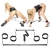 Комплект наручников и наножников с распорками Spread  em Bar and Cuff Set - Pipedream - купить с доставкой в Сочи