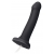 Черный фаллос с имитацией эякуляции Silicon Cum Dildo L - 19,6 см. - Strap-on-me - купить с доставкой в Сочи