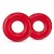 Набор из 2 красных эрекционных колец DONUT RINGS OVERSIZED - Blush Novelties - в Сочи купить с доставкой