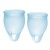 Набор голубых менструальных чаш Feel confident Menstrual Cup - Satisfyer - купить с доставкой в Сочи