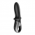 Черный анальный вибратор Hot Passion с функцией нагрева - Satisfyer - в Сочи купить с доставкой