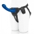Синяя насадка Remote Control P-Spot G-Spot с черными трусиками - 20 см. - Pegasus - купить с доставкой в Сочи