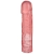 Розовая фаллическая насадка Vac-U-Lock 8  Crystal Jellies Dong - 20,3 см. - Doc Johnson - купить с доставкой в Сочи