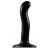 Черный фаллоимитатор-насадка Strap-On-Me P G spot Dildo size S - 16,4 см. - Strap-on-me - купить с доставкой в Сочи