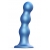 Голубая насадка Strap-On-Me Dildo Plug Balls size S - Strap-on-me - купить с доставкой в Сочи