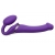 Фиолетовый безремневой вибрострапон Vibrating Bendable Strap-On - size L - Strap-on-me - купить с доставкой в Сочи