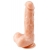 Телесный реалистичный фаллоимитатор - 18 см. - Devi