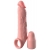 Телесная насадка-удлинитель 2 Inch Silicone X-tension with Strap - 20,3 см. - Pipedream - в Сочи купить с доставкой