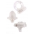 Набор из 3 прозрачных эрекционных колец с вибрацией Teasers Ring Kit - Chisa - в Сочи купить с доставкой