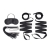 Эротический набор 4PC Bondage Bed Strap   Flogger Kit - Lux Fetish - купить с доставкой в Сочи