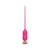 Розовый тонкий стимулятор Nipple Vibrator - 23 см. - I-MOON - купить с доставкой в Сочи