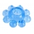 Голубая гелевая насадка-цветок - Toyfa Basic - в Сочи купить с доставкой