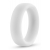 Белое люминесцентное эрекционное кольцо Silicone Glo Cock Ring - Blush Novelties - в Сочи купить с доставкой