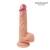 Телесный фаллоимитатор с розовой головкой - 19 см. - Erowoman-Eroman