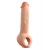 Телесная насадка-удлинитель Thrive 8.75 Inch Realistic Penis Extender Sleeve - 22,2 см. - Blush Novelties - в Сочи купить с доставкой