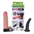 Страпон с 2 насадками и вибрацией UniStrap - 19 и 12 см. - LOVETOY (А-Полимер) - купить с доставкой в Сочи