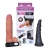 Страпон с 2 насадками и вибрацией UniStrap - 20 и 18 см. - LOVETOY (А-Полимер) - купить с доставкой в Сочи