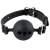 Силиконовый кляп-шар с отверстиями для дыхания Silicone Breathable Ball Gag Small - Pipedream - купить с доставкой в Сочи