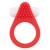 Красное эрекционное кольцо LIT-UP SILICONE STIMU RING 1 RED - Dream Toys - в Сочи купить с доставкой