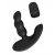 Черный силиконовый стимулятор простаты Levett Nitoc с пультом ДУ - Levett - в Сочи купить с доставкой