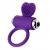 Фиолетовое виброкольцо с ресничками JOS PERY - JOS - в Сочи купить с доставкой