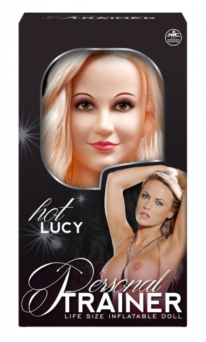 Надувная кукла с вибрацией и 2 любовными отверстиями Hot Lucy Lifesize Love Doll - NMC - в Сочи купить с доставкой