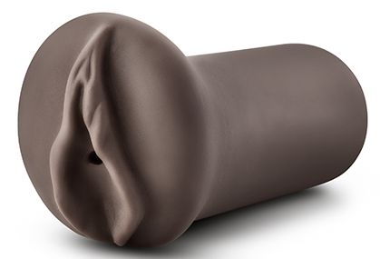 Коричневый мастубратор-вагина Nicole s Kitty - Blush Novelties - в Сочи купить с доставкой